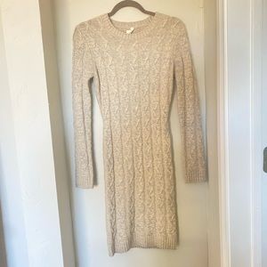 Maternity sweater dress